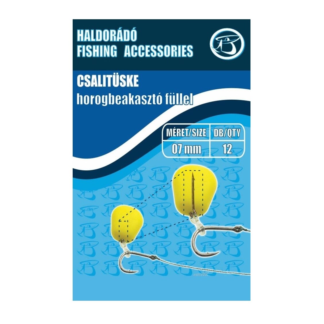Carlige,Haldorado, Tepuse momeala - Bait Sting - cu inel de silicon 7 mm