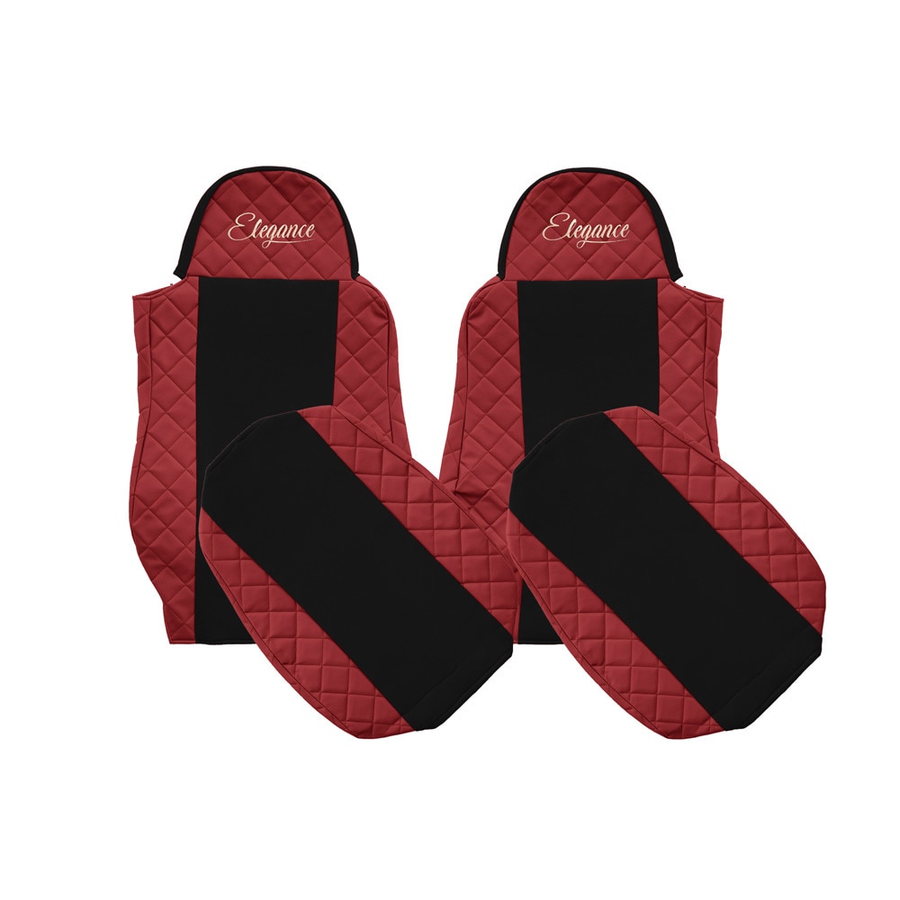 Set huse scaun DAF XF95-XF105 rosu productie 2002-2012