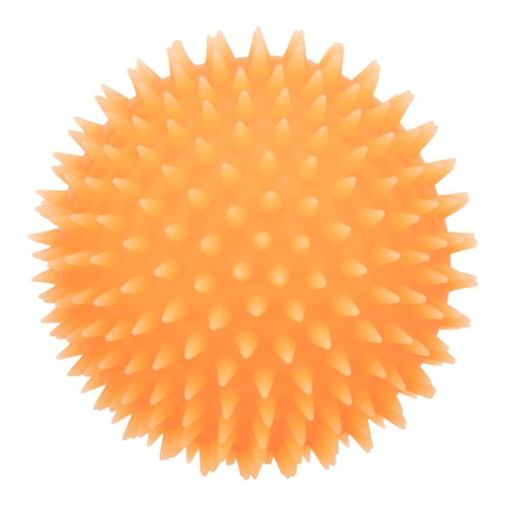 Jucarie Trixie minge arici fosforescenta pentru caini 10 cm 34091