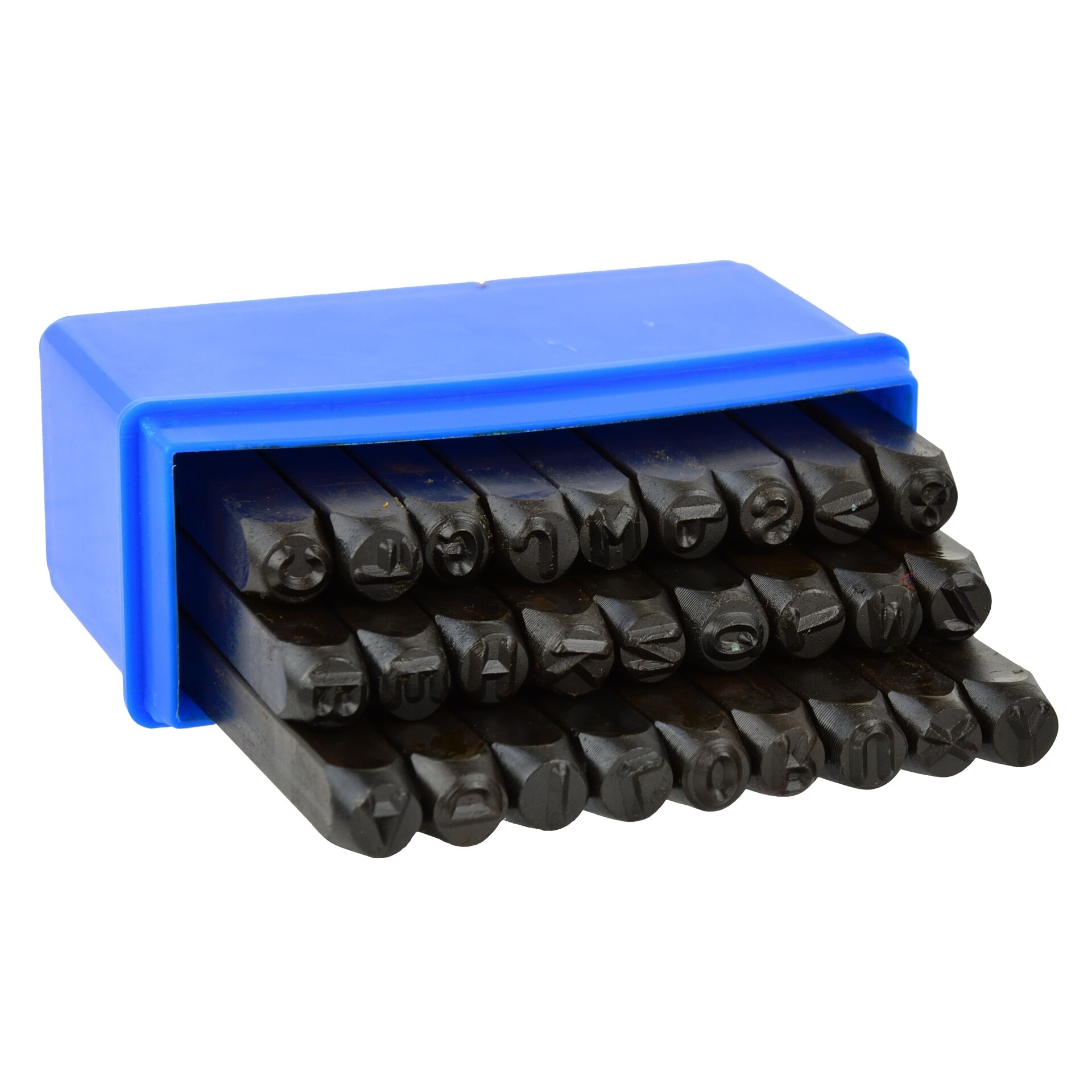 Set 27 poansoane cu litere 6mm, Geko G01812