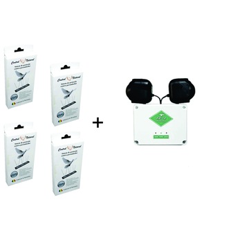 Pachet primavara-7: Set Sistem de protectie contra porumbeilor 4 buc.Pestmaster + 1 dispozitiv electronic impotriva pasarilor BR14 Pachet primavara-7: Set Sistem de protectie contra porumbeilor 4 buc.Pestmaster + 1 dispozitiv electronic impotriva pasarilor BR14