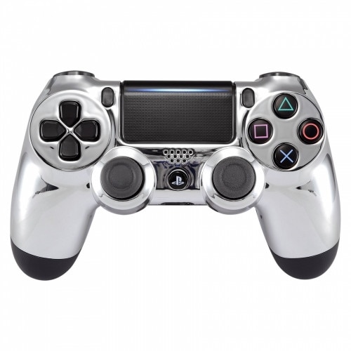 Ps4 controller shop silver black