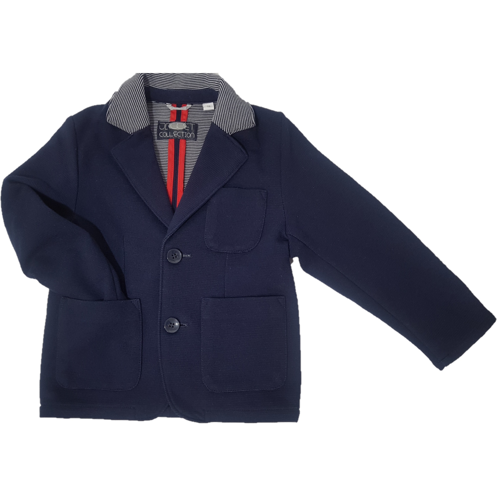 Sacou casual baieti 3 ani, Sarabanda, 98 cm, bleumarin