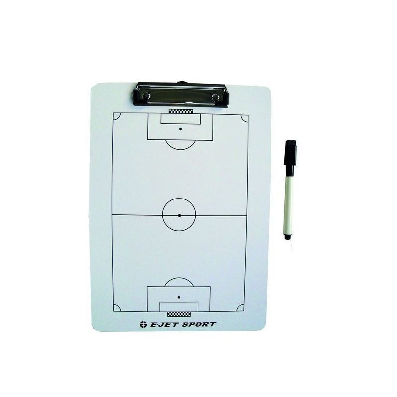 Tabla tactica antrenor fotbal, 32x23 cm, cu marker nepermanent, Alb/Negru