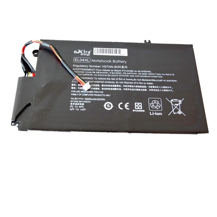 Laptop akkumulátor HP EL04XL HP Envy 4 4-1000 4-1100 HSTNN-IB3R