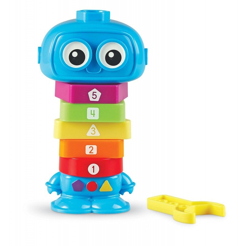 Robotelul meu istet Learning Resources, 5 forme colorate, 20 cm, 2 - 6 ani