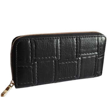 Portofel elegant de dama, negru, 20 cm x 10 cm, Pufo Portofel elegant de dama, negru, 20 cm x 10 cm, Pufo