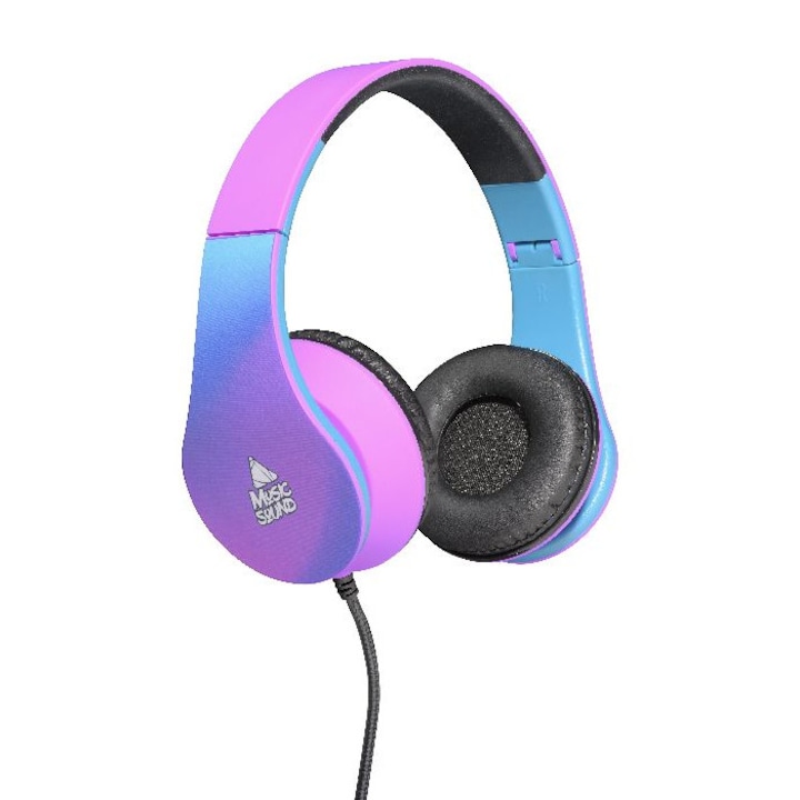 Аудио слушалки Cellularline Music Sound Violet, Многоцветни
