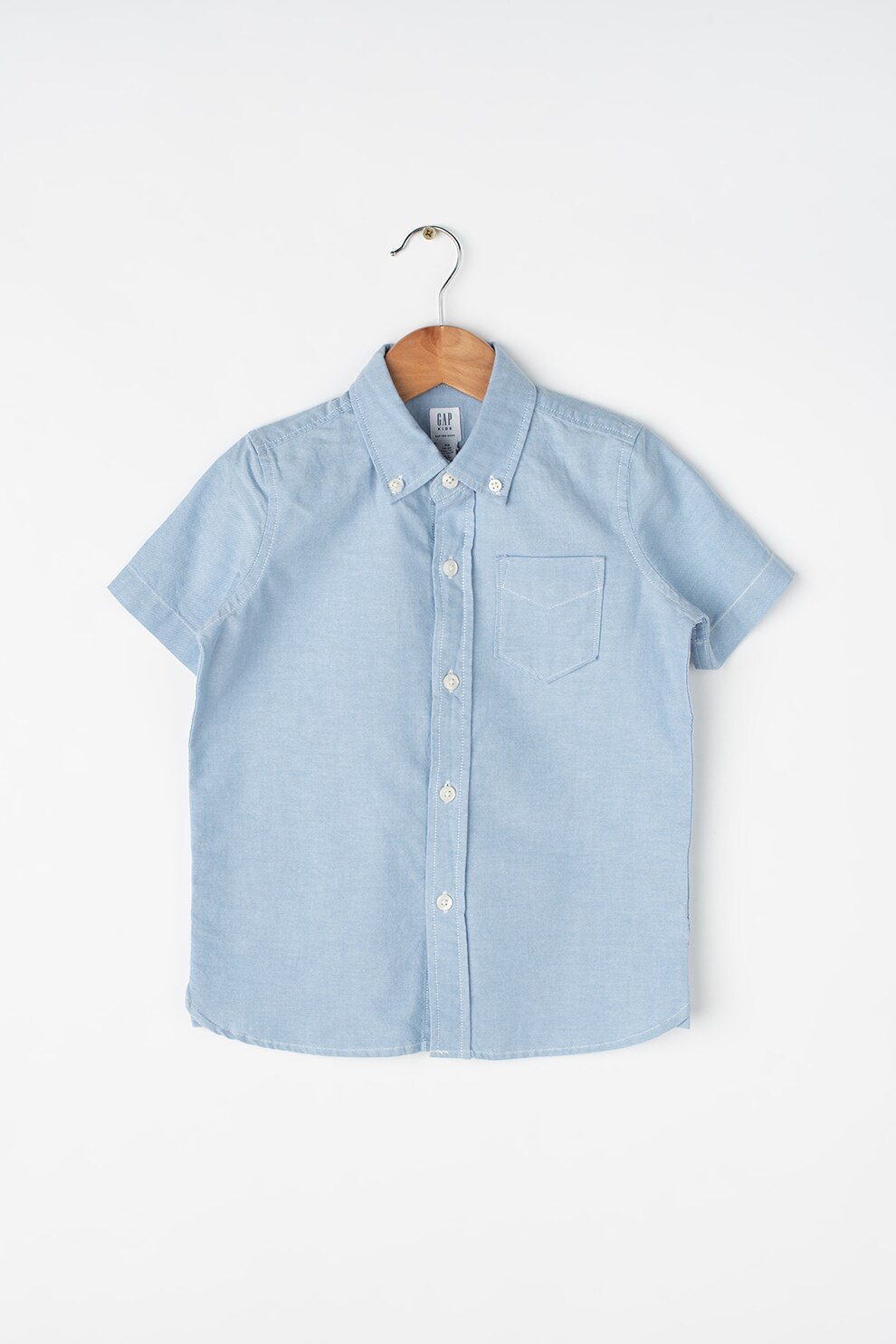GAP, Camasa cu maneci scurte, Azur, 130 CM