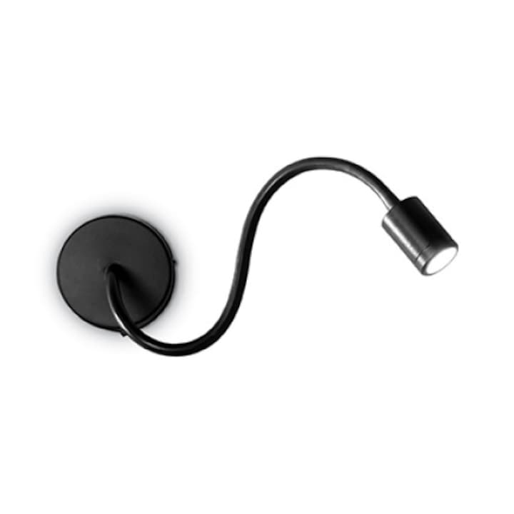 Аплик, Ideal Lux, черен, 3W LED