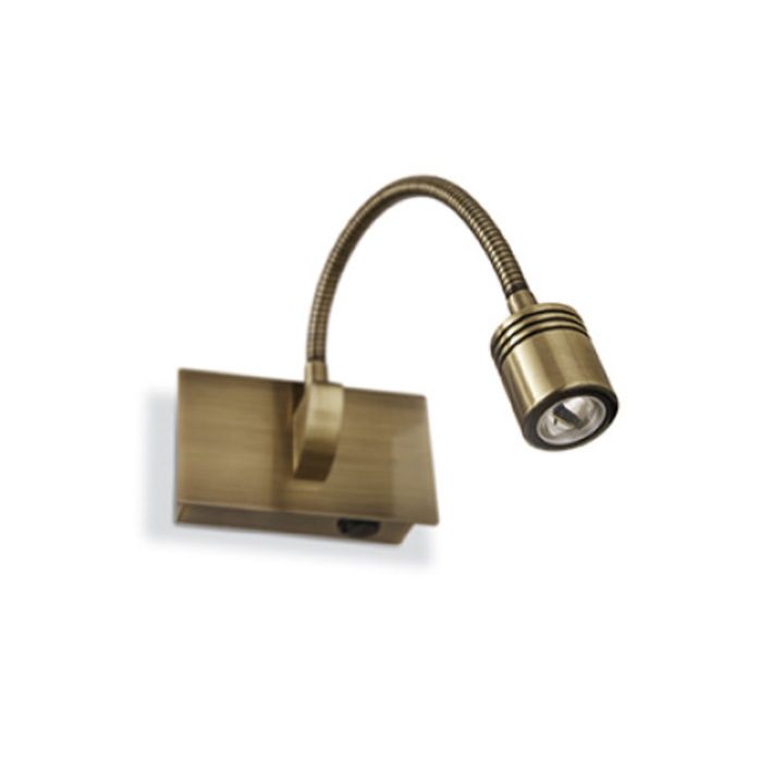 Аплик DYNAMO 121352, Ideal Lux, кафяв, 3W LED