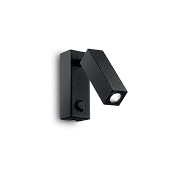 Aplica PAGE 142241, Ideal Lux, negru, 3W LED Aplica PAGE 142241, Ideal Lux, negru, 3W LED