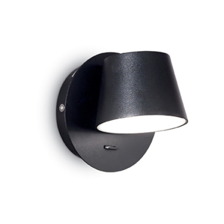 Аплик GIM 167121, Ideal Lux, черен, 6W LED