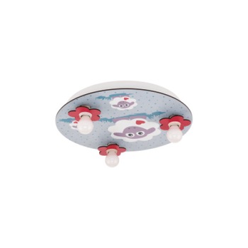 Plafoniera copii LALELU - Eglo 97705, 3 becuri E14, lemn culoare multicolor Plafoniera copii LALELU - Eglo 97705, 3 becuri E14, lemn culoare multicolor