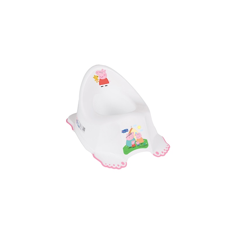 Olita muzicala antiderapanta Tega Baby Peppa PO-066-103R, Alb