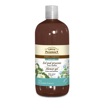 Gel de dus cu lotus si iasomie, 500ml Green Pharmacy Gel de dus cu lotus si iasomie, 500ml Green Pharmacy