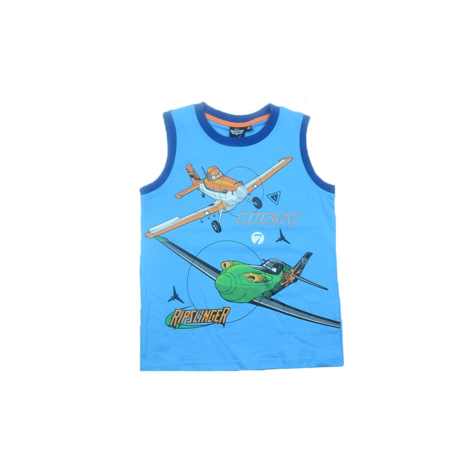 Tricou fara maneci baieti Disney DISL-KXJM45141, Albastru, 122