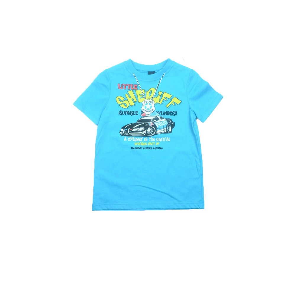 Tricou maneca scurta baieti GT GT-3601, Albastru