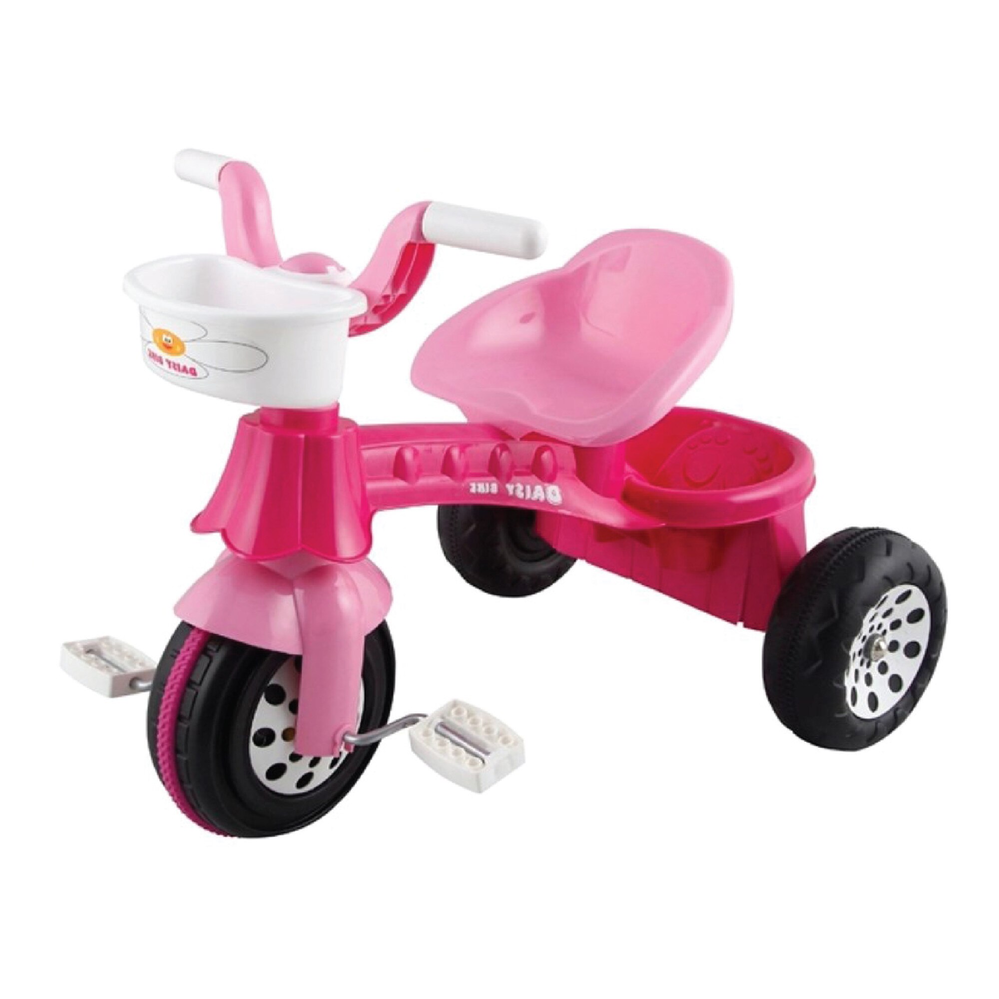 Tricicleta pentru copii, cu pedale Daisy, 50 kg, 36 luni
