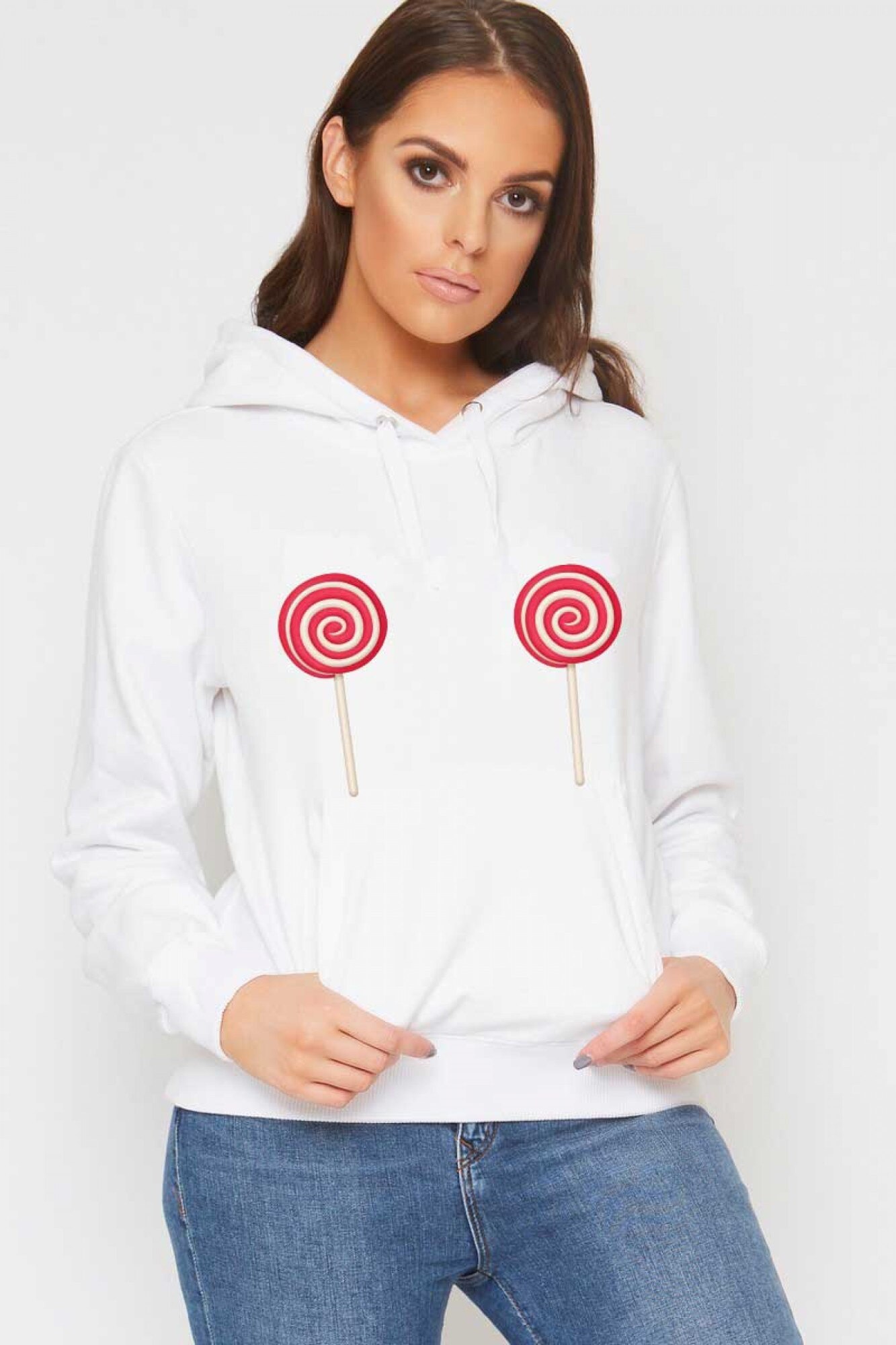 Hanorac dama alb - Acadele