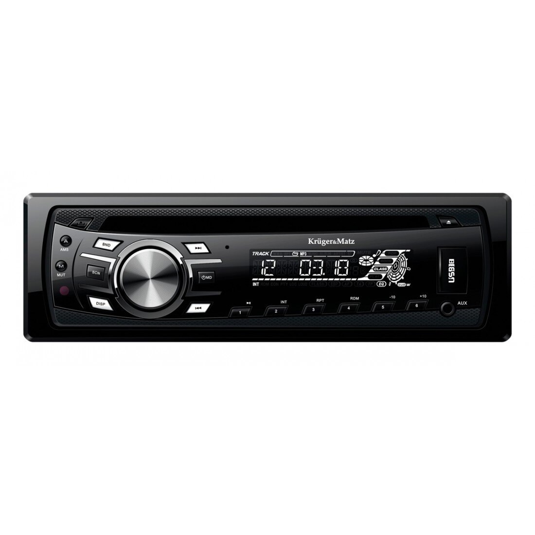 Radio player FM auto Kruger&Matz UER-412, 40W x 4, SD, CD, USB, AUX-In