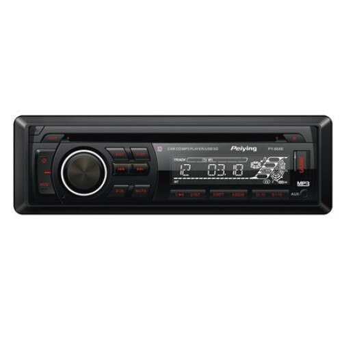 Radio player FM auto PEIYING UP-S25 25W x 4, CD, MP3, USB, SD, MMC, AUX