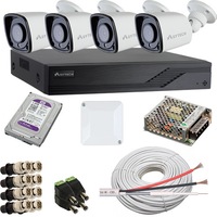 4 camere de supraveghere cu dvr  1tb hdd sursa 42 a cablu coaxial cu alimentare si accesorii imagen 52_0_
0