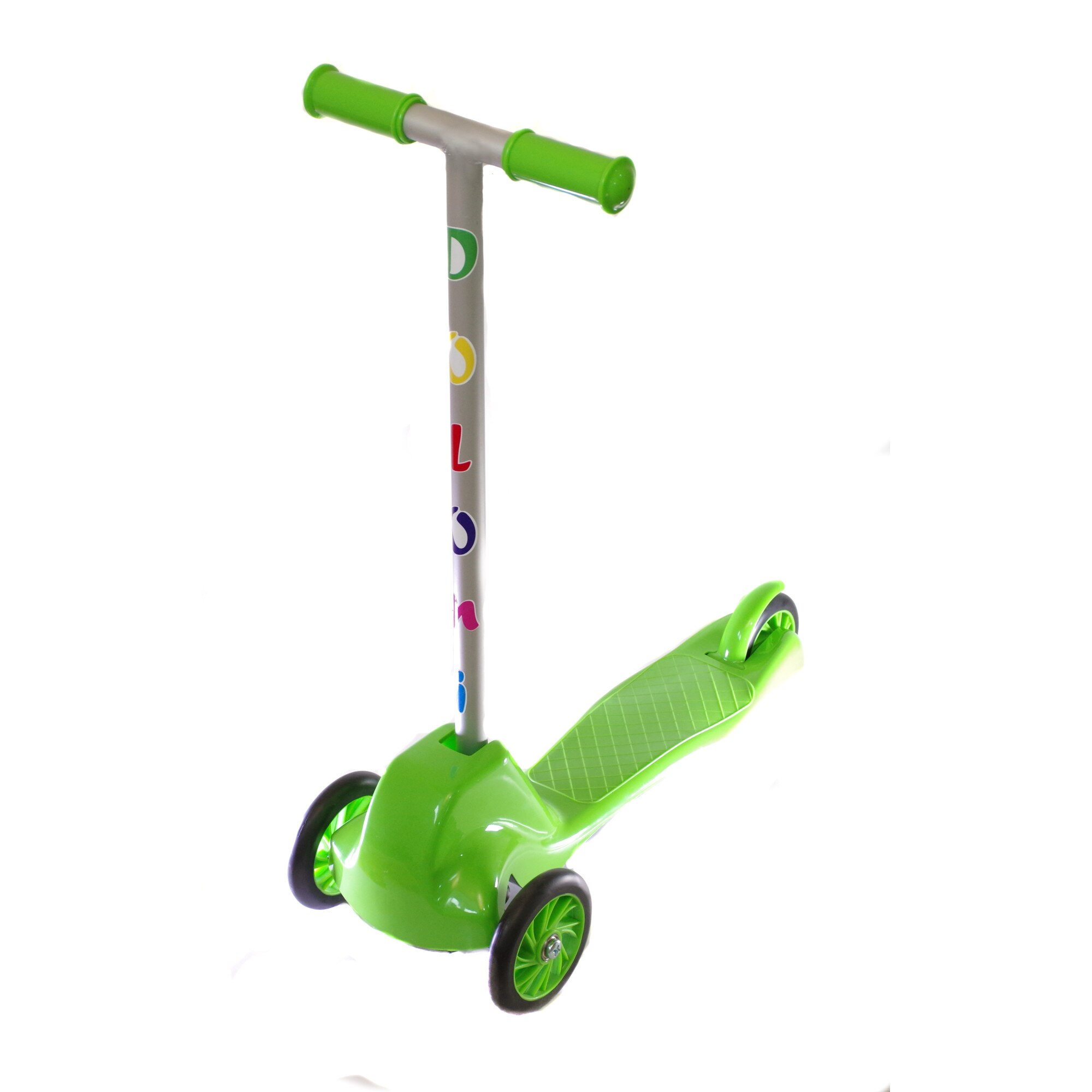 Trotineta Doloni pentru copii cu trei roti, verde