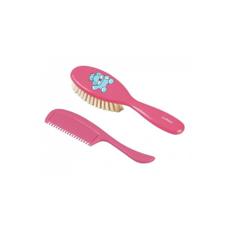 Set 2 piese perie si pieptan BabyOno 568, Roz