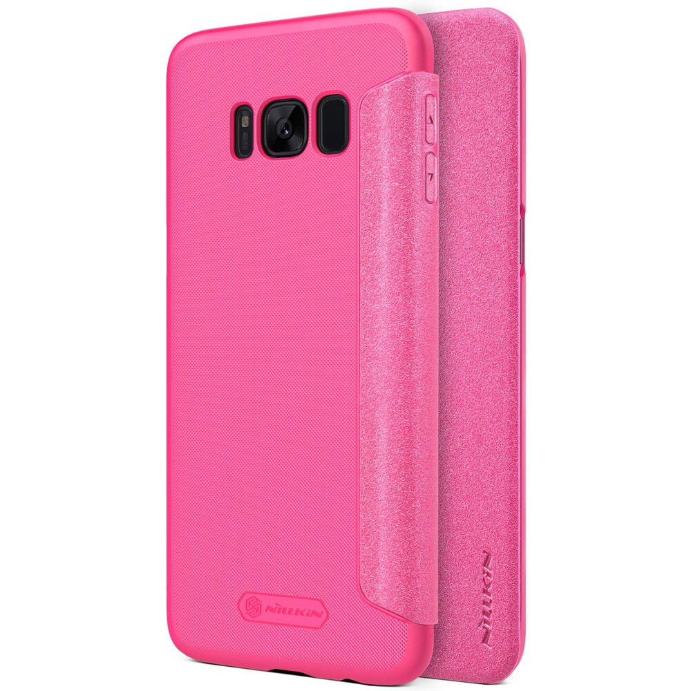 Husa Nillkin Sparkle , Flip / Book , Samsung Galaxy S8 Plus , Roz