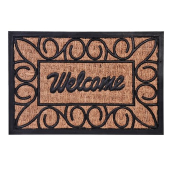 Covoras intrare de exterior, Zola®, fibra de cocos, Welcome, 40x60 cm Covoras intrare de exterior, Zola®, fibra de cocos, Welcome, 40x60 cm