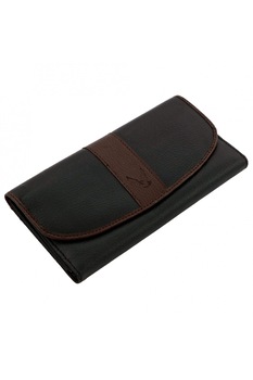 Portofel dama piele ecologica Frank van de Wijgert, 18.5 X 10cm, Negru/Maro Portofel dama piele ecologica Frank van de Wijgert, 18.5 X 10cm, Negru/Maro