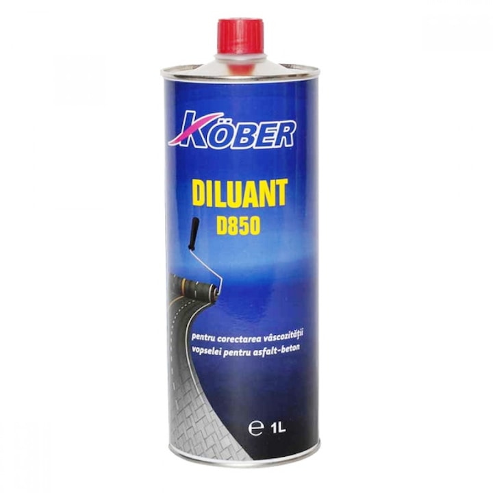 Diluant D850 pentru vopsea asfalt sau beton 1 L Kober