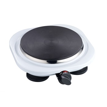 Plita electrica ECG EV 1510, 1 ochi, Putere 1500 W, Alb Plita electrica ECG EV 1510, 1 ochi, Putere 1500 W, Alb