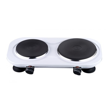 Plita electrica ECG EV 2510, 2 ochiuri, putere de intrare 1500 W + 1000 W, alb Plita electrica ECG EV 2510, 2 ochiuri, putere de intrare 1500 W + 1000 W, alb