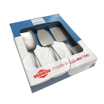 Set servire Premium 3 piese, tort, orez, lasagna in cutie vitrina Set servire Premium 3 piese, tort, orez, lasagna in cutie vitrina