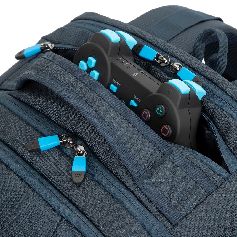 Rucsac Gaming pentru laptop Rivacase 17.3", PORT USB, 7861 Dark Blue