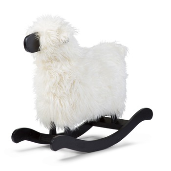 Balansoar oita alba, cu talpici negre, 18+ luni Balansoar oita alba, cu talpici negre, 18+ luni