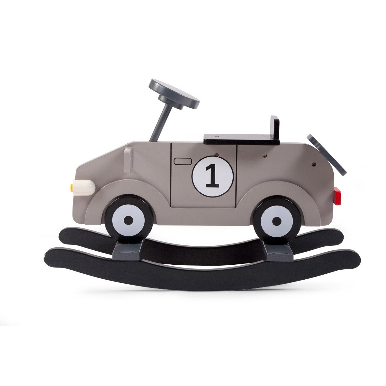 Balansoar tip masinuta, My First Car, gri, 18+ luni