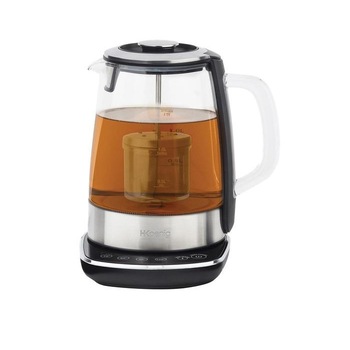 Fierbator tip ceainic cu infuzor H.Koenig, TI600, capacitate 1.5L, 2200W, 4 optiuni temperatura, filtru ceai din otel inoxidabil, touch pad, termostat reglabil Fierbator tip ceainic cu infuzor H.Koenig, TI600, capacitate 1.5L, 2200W, 4 optiuni temperatura, filtru ceai din otel inoxidabil, touch pad, termostat reglabil
