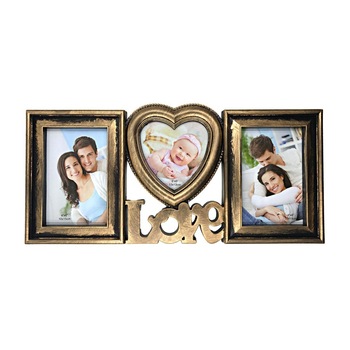 Rama foto colaj Wenge Love, 3 poze, marca Rhainer, maro Rama foto colaj Wenge Love, 3 poze, marca Rhainer, maro