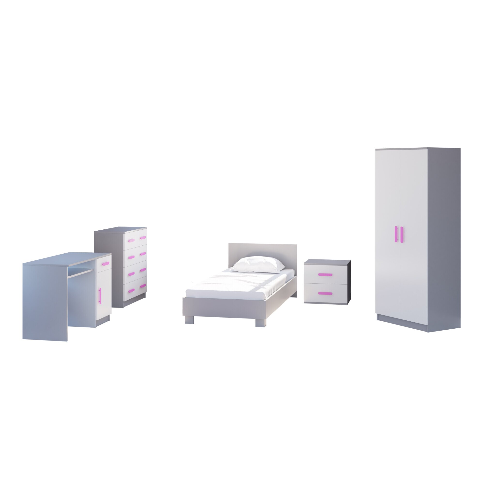 Set mobila Didi, CB, Roz