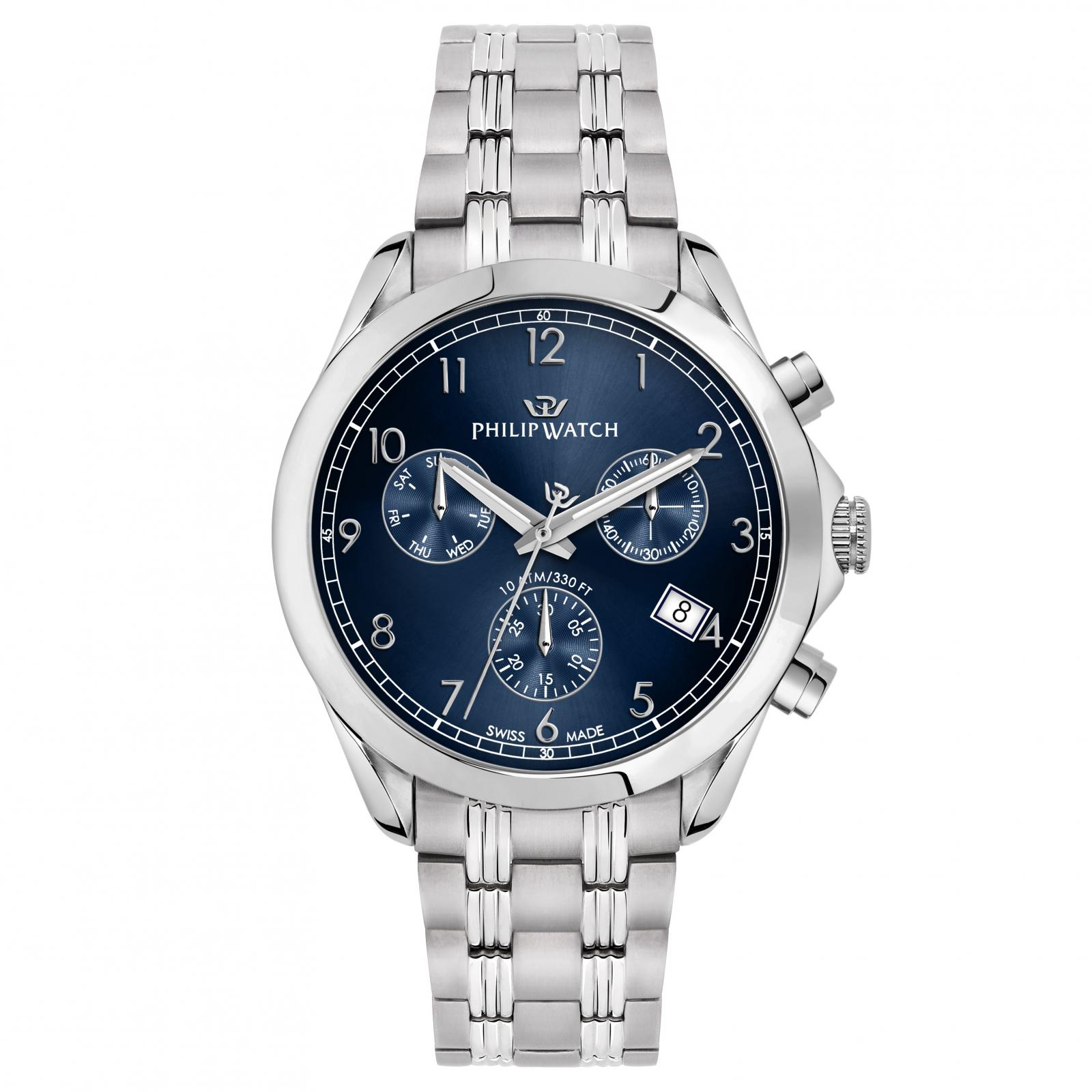 Ceas barbatesc Philip Watch R8273665005 Quartz Argintiu