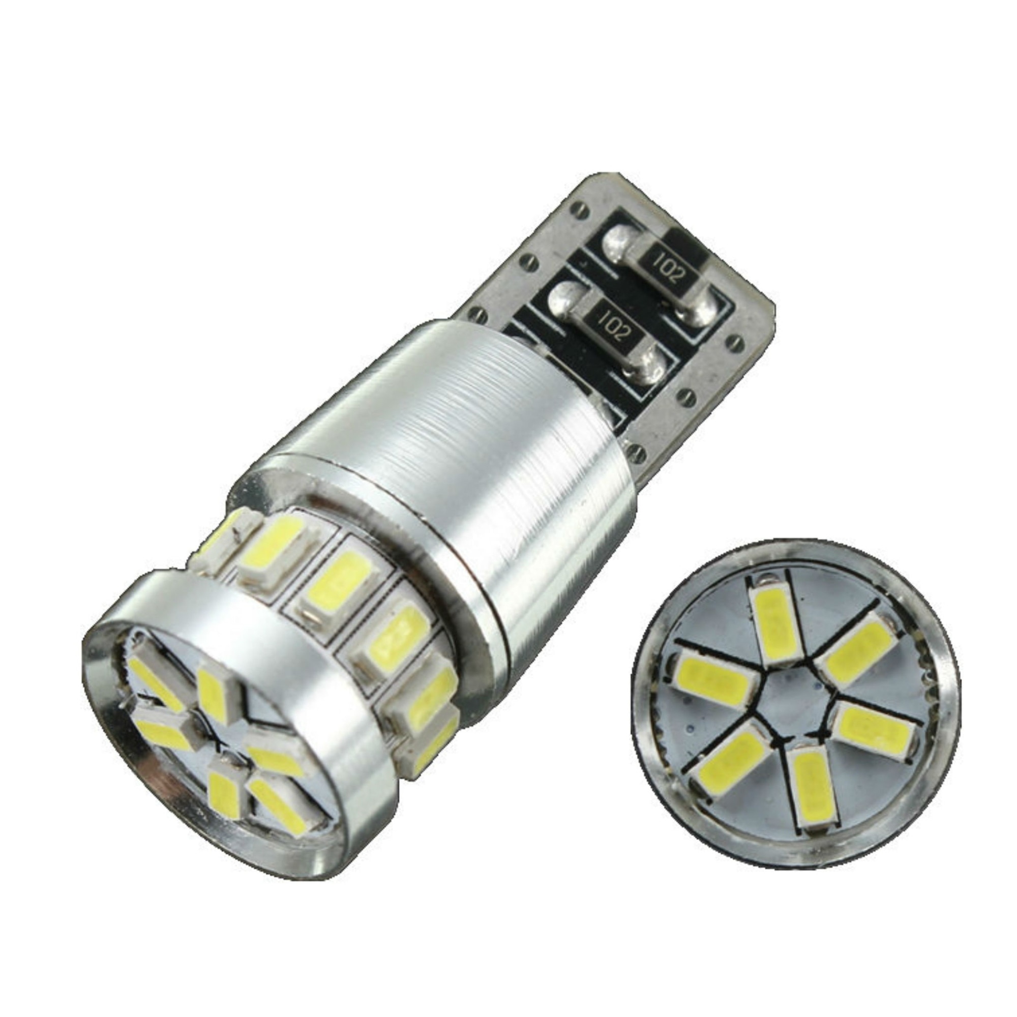 Led auto canbus T10/194 18SMD-3014 alb