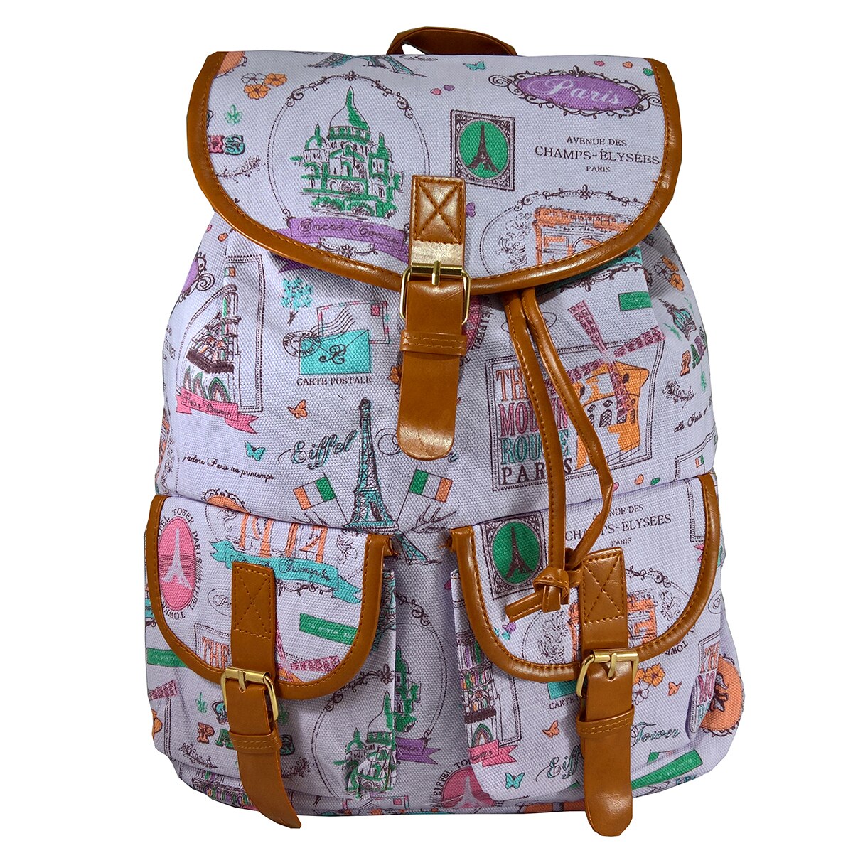 Rucsac urban Paris Pastel Lilas - LaRue