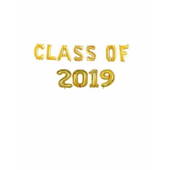 Set 11 Bucati, Balon Folie, Class Of 2019, Auriu, 105 cm Set 11 Bucati, Balon Folie, Class Of 2019, Auriu, 105 cm