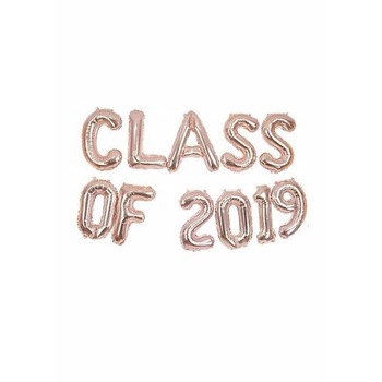 Set 11 Bucati, Balon Folie, Class Of 2019, Rose Gold Set 11 Bucati, Balon Folie, Class Of 2019, Rose Gold
