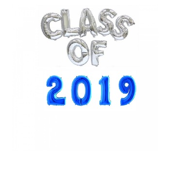 Set 11 Bucati, Balon Folie, Class Of 2019, Argintiu/Albastru, 41 cm Set 11 Bucati, Balon Folie, Class Of 2019, Argintiu/Albastru, 41 cm