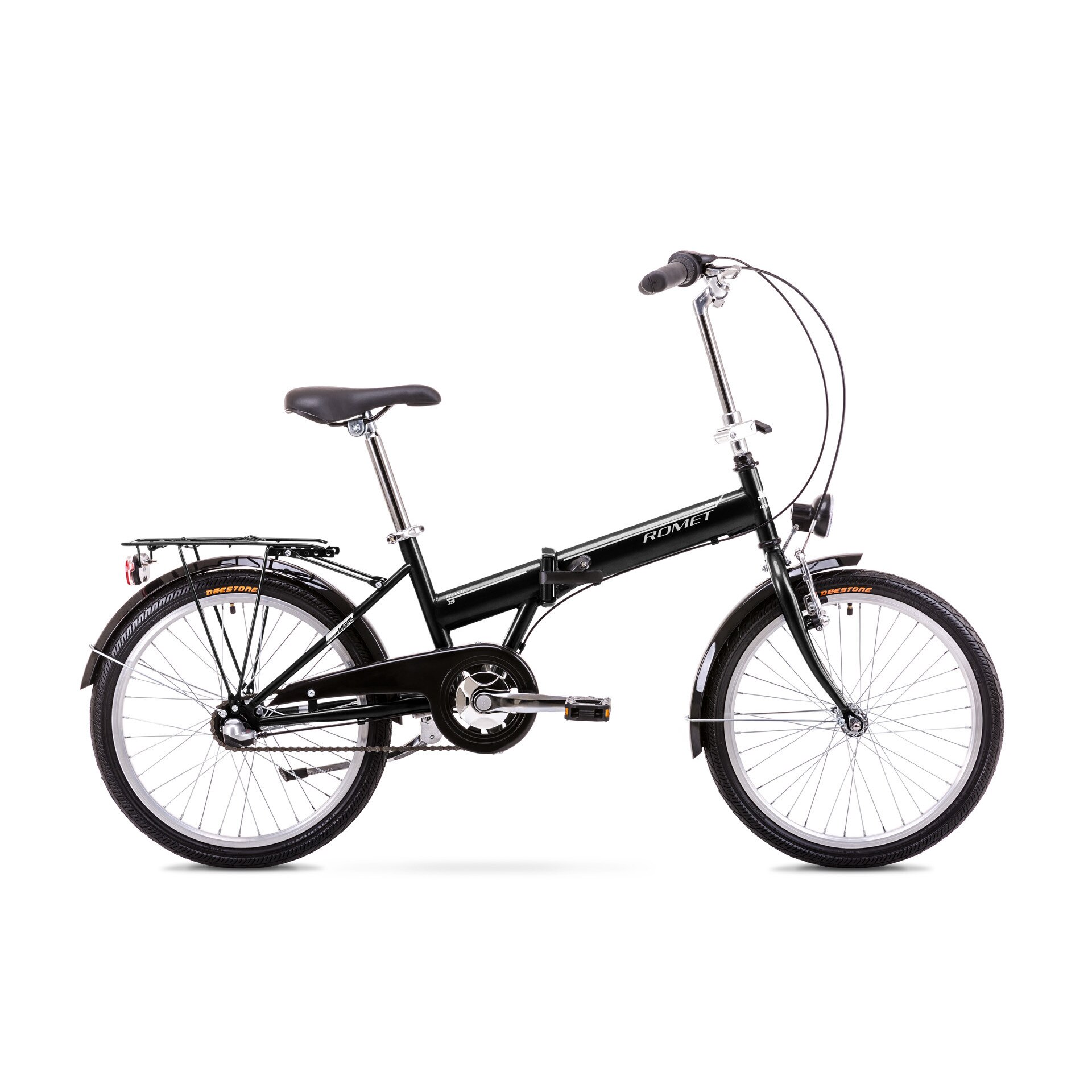 Bicicleta pliabila unisex Romet Wigry 2 Negru/Alb 2019