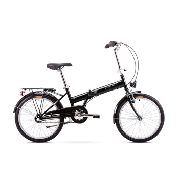 Bicicleta pliabila unisex Romet Wigry 2 Negru/Alb 2019 Bicicleta pliabila unisex Romet Wigry 2 Negru/Alb 2019
